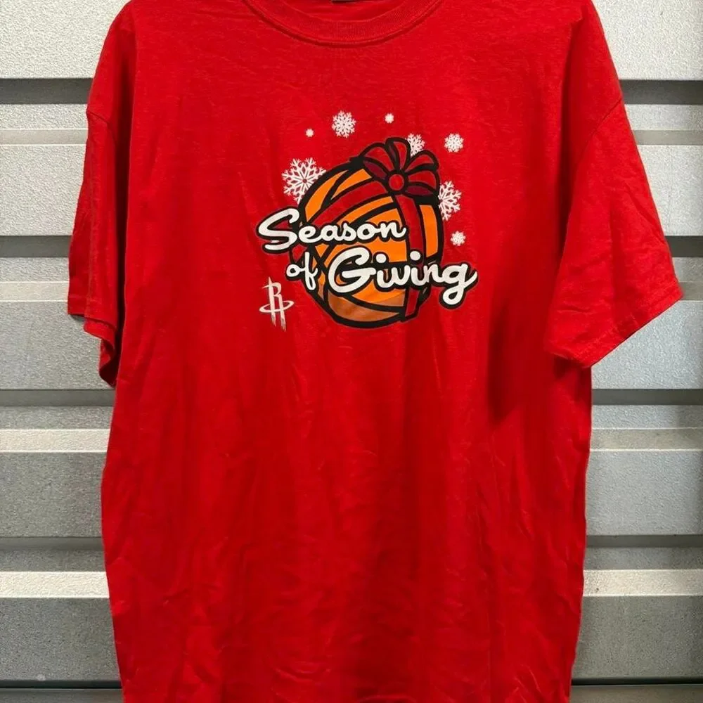 Nba Men's Red T-shirt